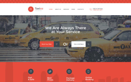 Taxico Website Template