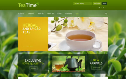 Tea Store PrestaShop Theme