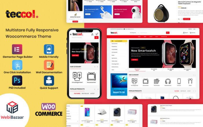 Teccol - Responsive WordPress WooCommerce Theme