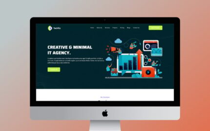 Techfiz | IT Agency HTML Landing Page Website Template Landing Page Template