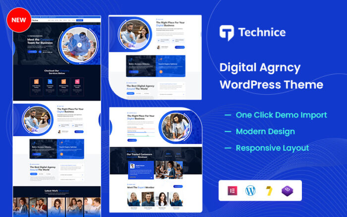 Technice - Digital Agency WordPress Theme