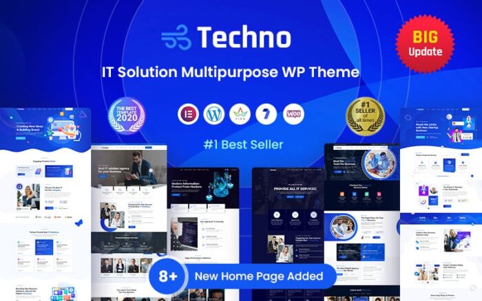 Techno - Technology IT Solutions & Business Consultant WordPress Theme