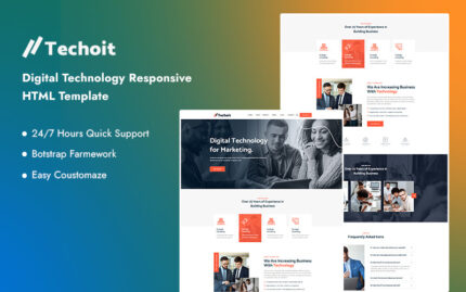 Techoit – Digital Technology Website Template