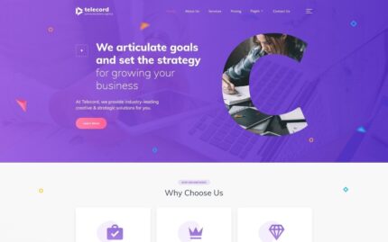 Telecord - Digital Marketing Multipage Creative HTML Website Template