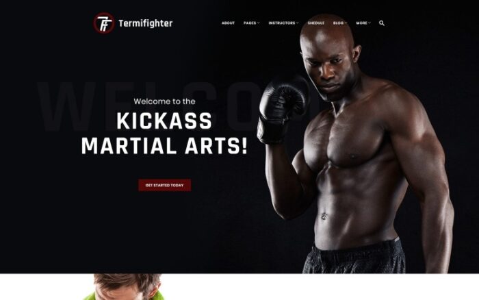 Termifighter - Martial Arts Club Responsive WordPress Theme