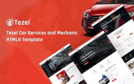 Tezel - Car Services and Mechanic Responsive Website Template