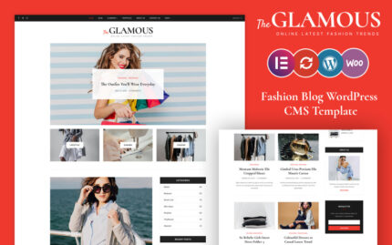 The Glamous - Magazine and Fashion Blog WordPress Theme