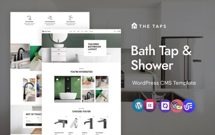 The Taps - Plumber Services WordPress Elementor Theme WordPress Theme