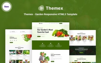 Themex - Garden Responsive HTML5 Website Template