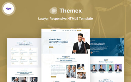 Themex - Lawyer Responsive HTML5 Website Template