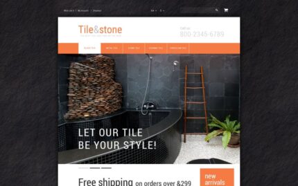 Tile Stone OpenCart Template