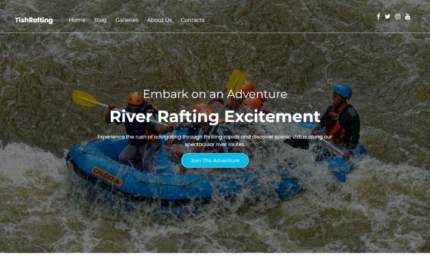 TishRafting - Rafting WordPress Theme