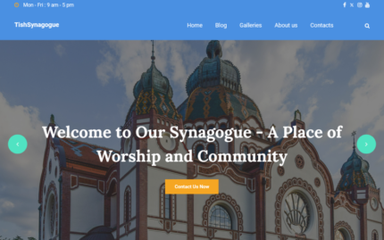 TishSynagogue - Synagogue WordPress Theme