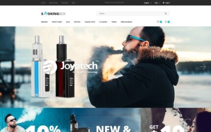 Tobacco Responsive OpenCart Template