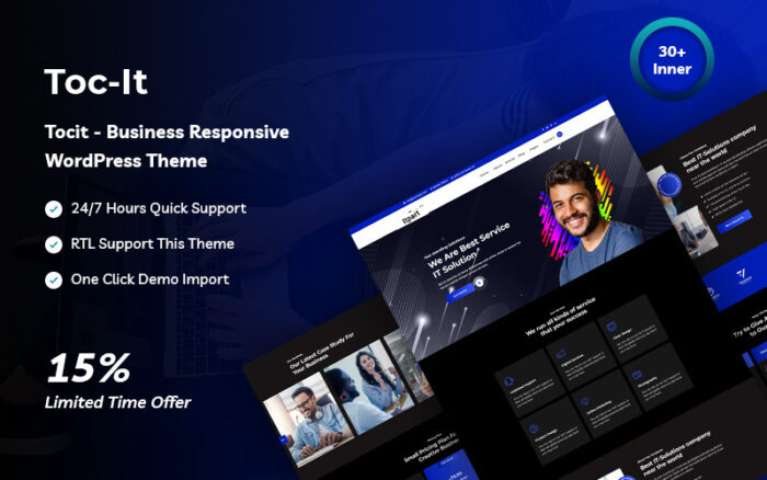 Tocit - Business Responsive WordPress Theme