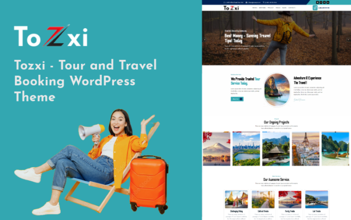 Toexi - Tour and Travel Booking WordPress Theme