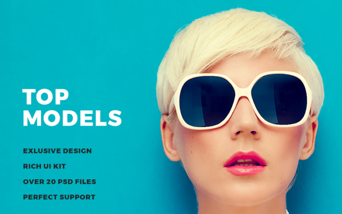 Top Models Website Template