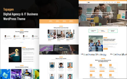 Topagen - Digital Agency & IT Business WordPress Theme