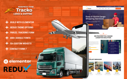 Tracko - Cargo and Shipping WordPress Theme