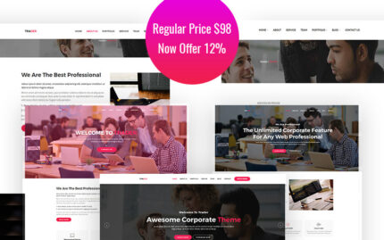 Trader - Corporate Responsive WordPress Theme