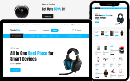 TradeZilla - eCommerce Bootstrap Template Website Template