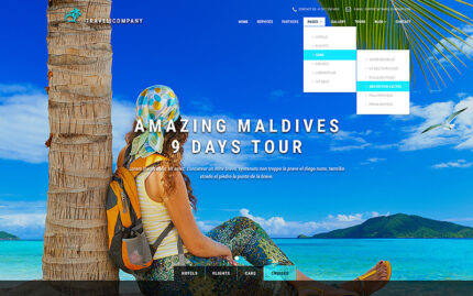 Travel Booking Website Template