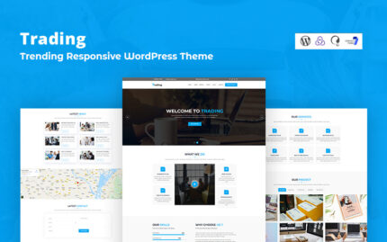 Treding - Trending Business WordPress Responsive Theme. WordPress Theme