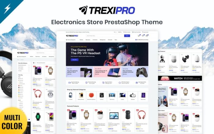 Trexipro - Electronics and Mega Store PrestaShop theme PrestaShop Theme