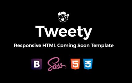 Tweety - Next Level Multi-Concept HTML5 Landing Page Landing Page Template