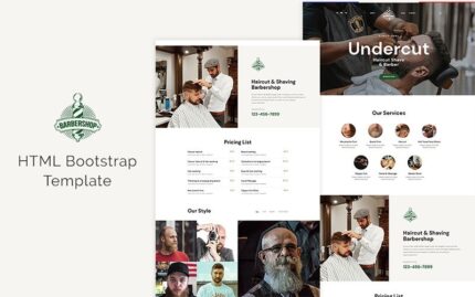 Undercut - Barber Shop Website Template