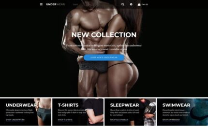 Underwear - Lingerie & Underwear Store OpenCart Template