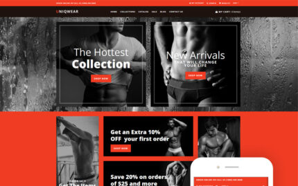 Underwear store - Lingerie Refined Shopify Theme