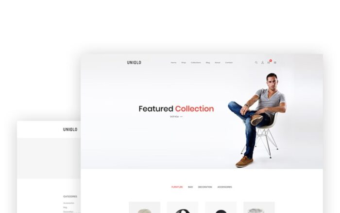 Uniqlo - Minimal eCommerce Website Template