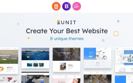 Unit - Multipurpose Modern Bootstrap 5 Website Template