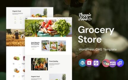 Veggiefood - Vegetable and Grocery Store WordPress Elementor Theme WordPress Theme