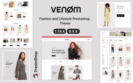 Venom Fashion and Apparel PrestaShop Theme