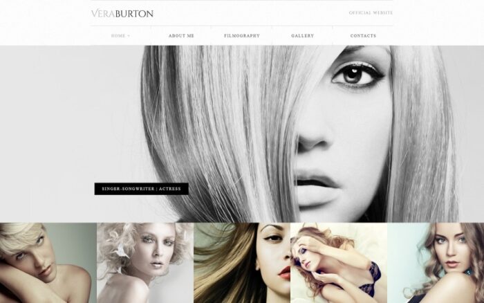 Vera Burton - Personal Pages Responsive HTML Elegant Website Template