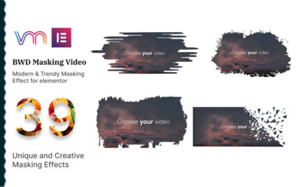 Video Masking WordPress Plugin For Elementor