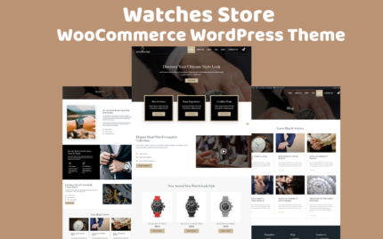 Watches Store WooCommerce Elementor WordPress Theme