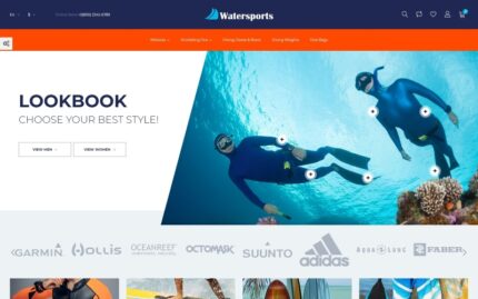 Watersports - Diving Store PrestaShop Theme