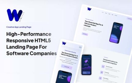 Weberry - Software Company HTML5 Template Website Template