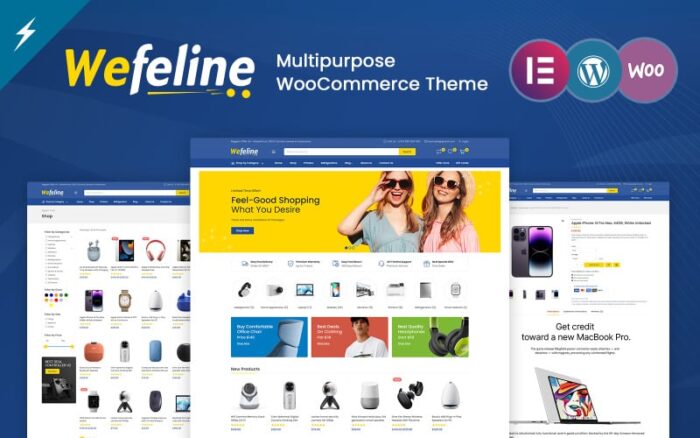 Wefeline Mega Shop and Electronics WooCommerce Theme