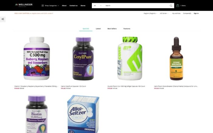 Wellneser - Medical Store Bootstrap Ecommerce Clean PrestaShop Theme