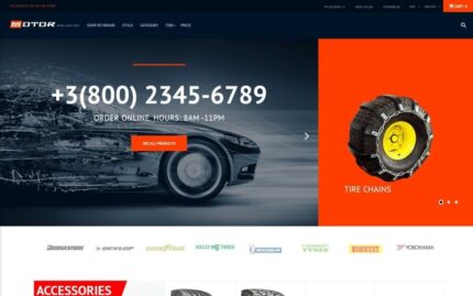 Wheels & Tires Responsive OpenCart Template