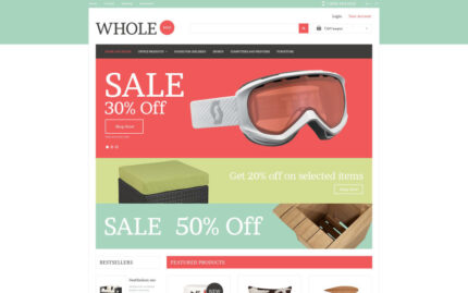 Wholesale Online PrestaShop Theme