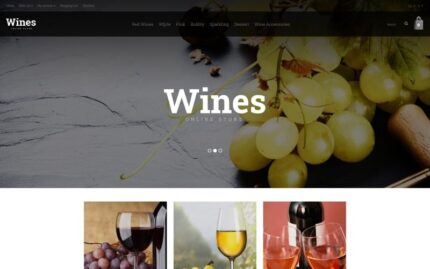 Wine Store OpenCart Template