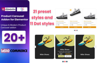 WooCommerce Product Carousel WordPress Plugin For Elementor