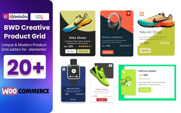 WooCommerce Product Grid WordPress Plugin For Elementor