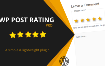 WP Post Rating Pro– Dynamic Rating System for WordPress WordPress Plugin