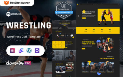 Wrestling - Wrestling Club And Martial Arts WordPress Elementor Theme WordPress Theme